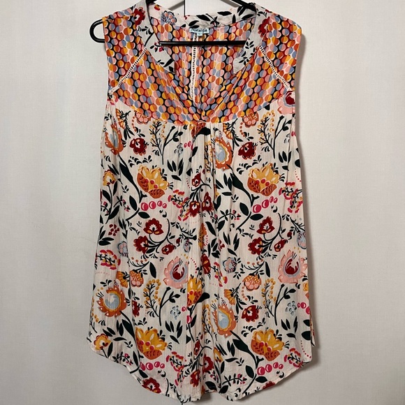Nostalgia Tops - Nostalgia Boho Tunic - Large - EUC